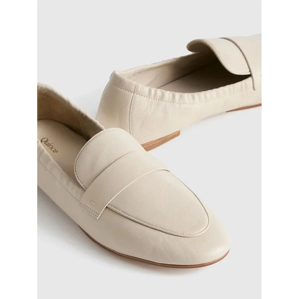Quince Italian Leather Soft Loafers